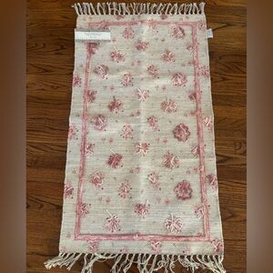 Plum Pretty Sugar Pink and Cream Decorative Rug